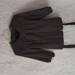 Black and White Poka Dot Jacket